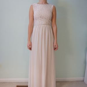 Blush Floor Length Dress